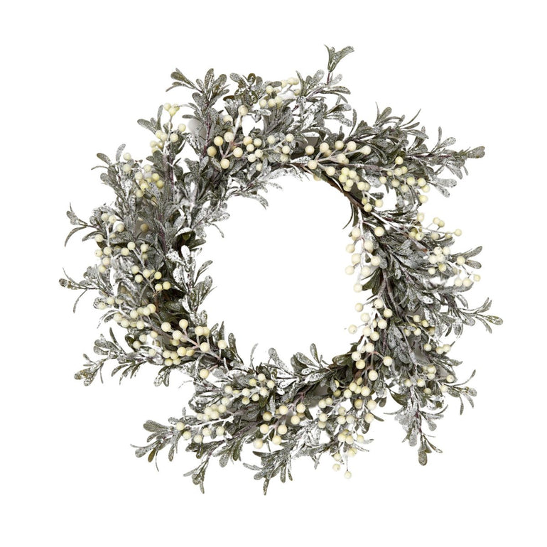 Wreath with Pearls and Snow