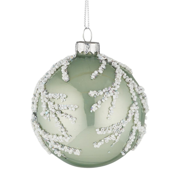 Serene Bauble Glass Green