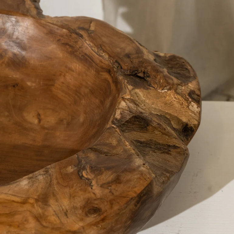 Inartisan Yeira Large Teak Bowl