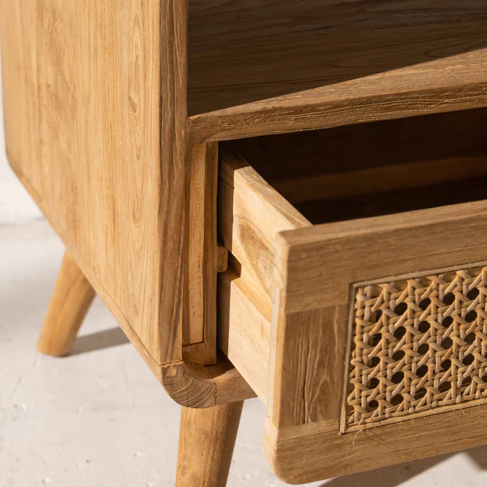 Inartisan Alolani Teak Bedside Table