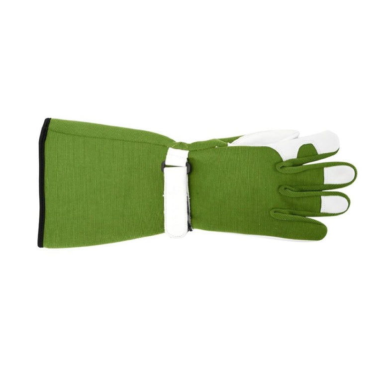 Long Sleeve Garden Gloves Olive Medium - Gro Urban Oasis