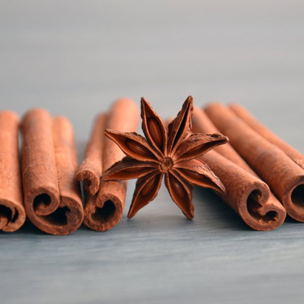 Cinnamon sticks and star anise