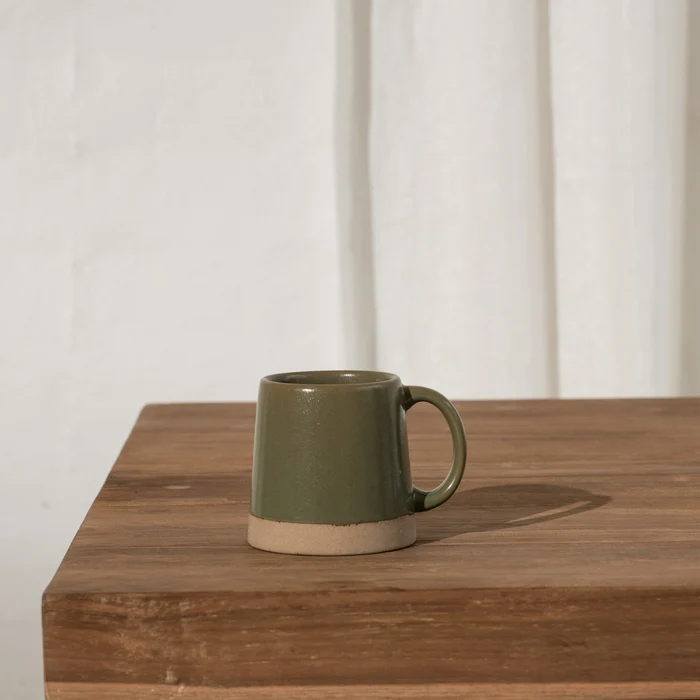 Inartisan Andres Angled Dipped Mug - Olive