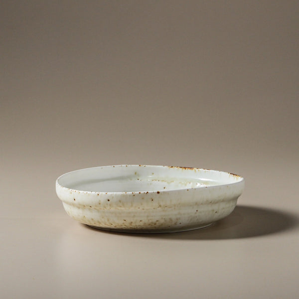 Indigo Love Suiki Deep Side Plate White