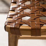 Inartisan Ellery Bar Stool Leather - Gro Urban Oasis