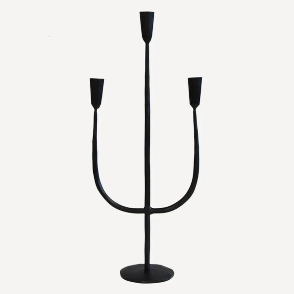 Dax Candlestand 3 Light Tall Black - Gro Urban Oasis