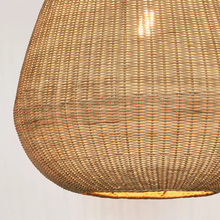 Coco Rattan Pendant