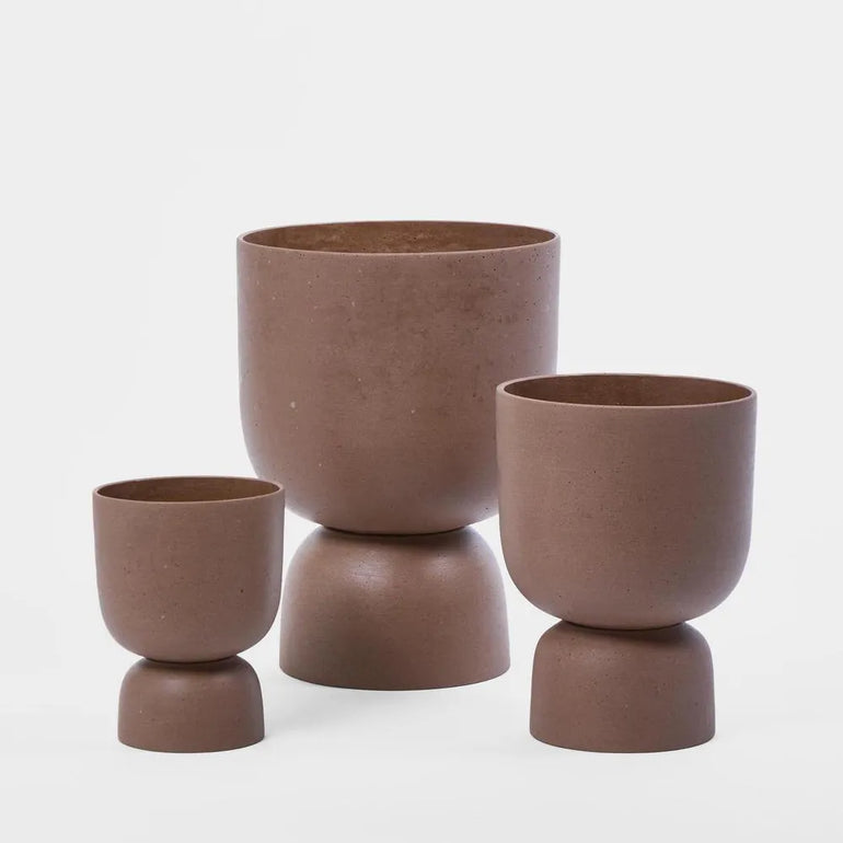 Blanche Planter Medium Clay - Gro Urban Oasis