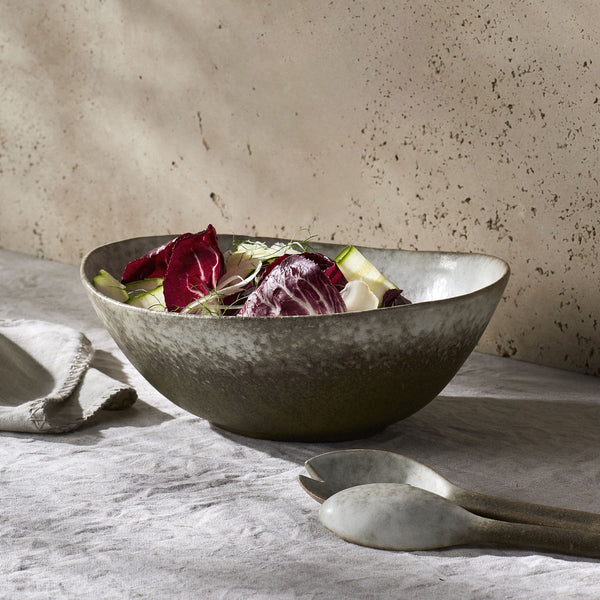 Grand Designs Dusk Stoneware Deep Oval Bowl