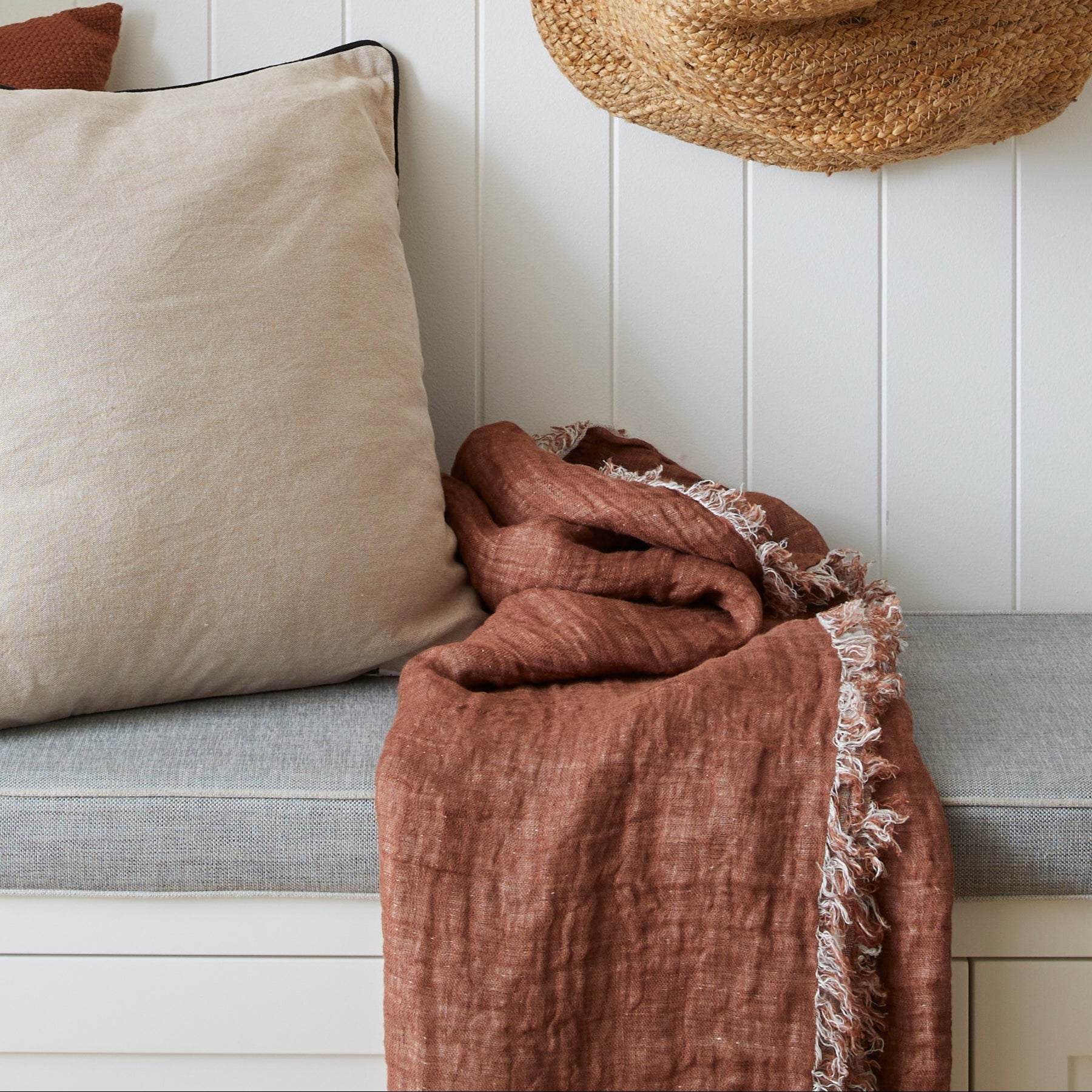 Urban Oasis Melua Throw Blanket Russet - Gro Urban Oasis