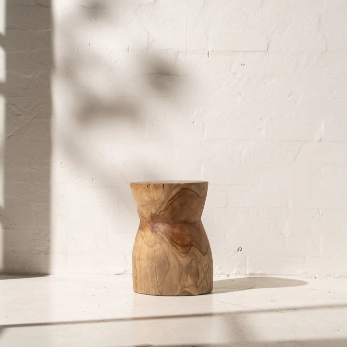 Nail Head Tree Stump Stool - Gro Urban Oasis