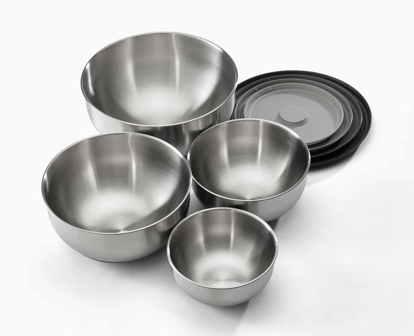 Joseph Joseph Nest Prep &Store 8-Piece Bowl Set with Lids Stainless Steel - Gro Urban Oasis