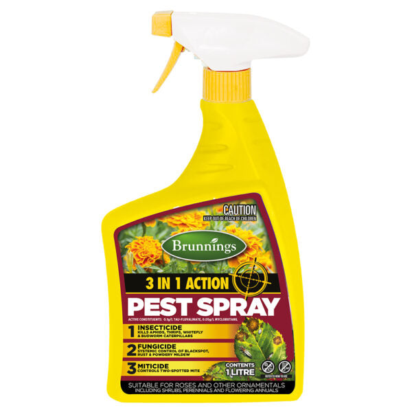 Brunnings Pest Spray 3 in 1 RTU 1L