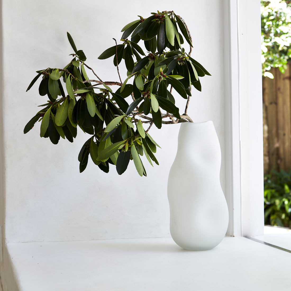 Ben David Tully Vase White Large - Gro Urban Oasis