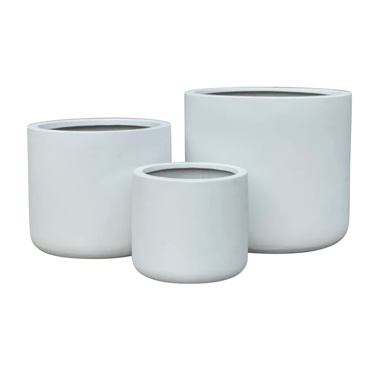 Saxon Small U Planter White 340mm - Gro Urban Oasis