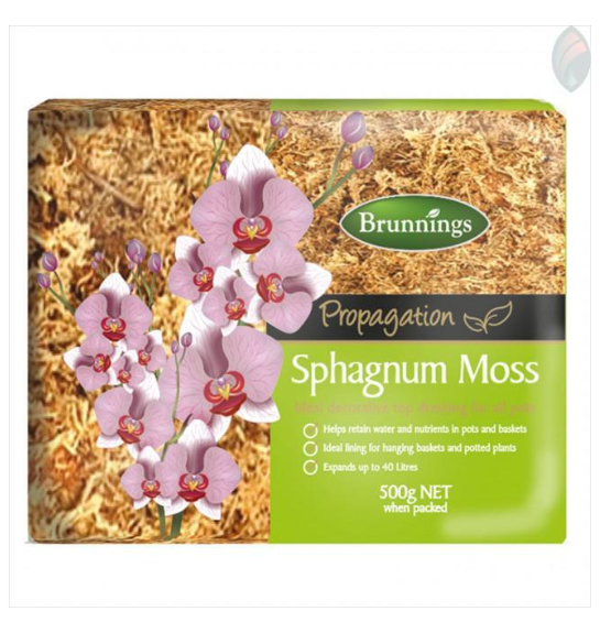 Brunnings Sphagnum Moss 40L/500g - Gro Urban Oasis